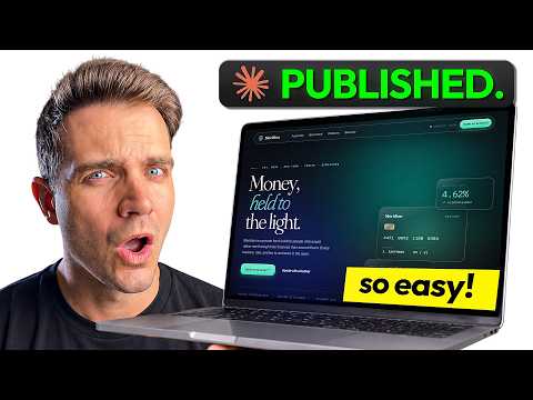 I Made a Liquid Glass Website Go Live in Minutes With Claude Code (Hostinger Connector)