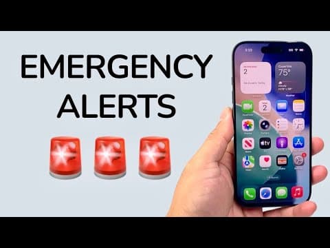 How To Turn Off Emergency Alerts On iPhone