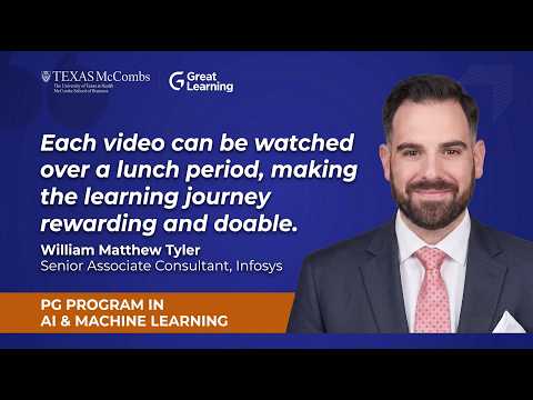 William Tyler Shares His Journey in UT Austin’s AI & ML Program