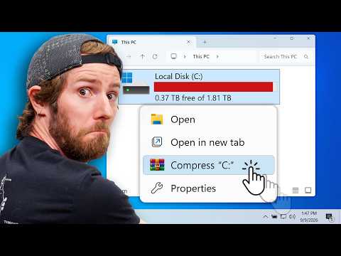 Hard Drives are Expensive...What if I Compress my Windows folder instead?