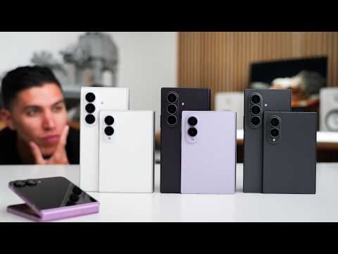 Samsung Galaxy Z Fold 8 UNBOXING ALL COLORS + Comparison
