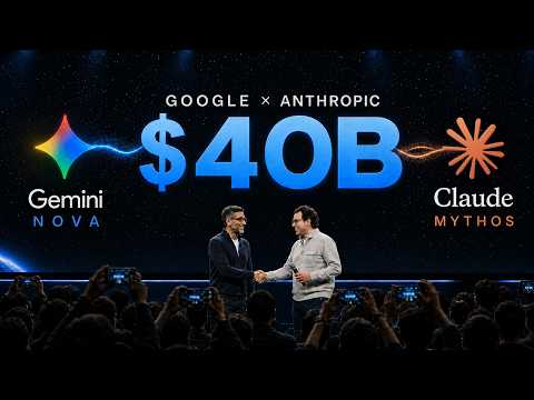 Claude Mythos: Google Invests $40 BILLION in Anthropic's Secret AI