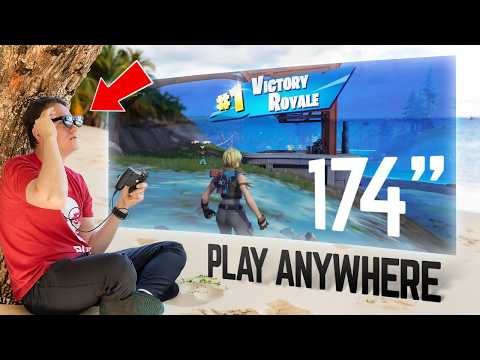 174" Insanely Clear Gaming ANYWHERE - VITURE Beast + abxy S9V Controller
