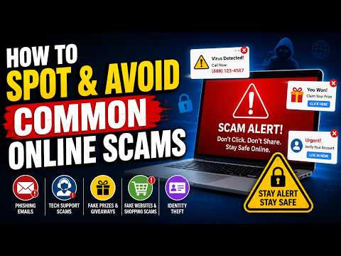 How to Spot & Avoid Common Online Scams