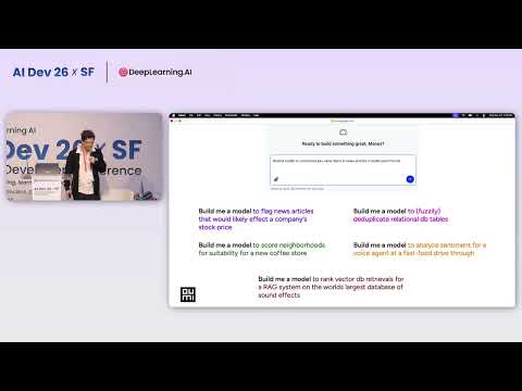 AI Dev 26 x SF | Manos Koukoumidis & Stefan Webb: VibeML: Build your AI model in hours, not months