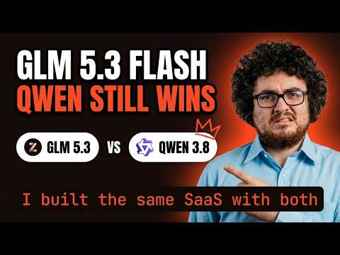 GLM 5.3 Flash vs Qwen 3.8 Flash: I Built The Same SaaS Twice