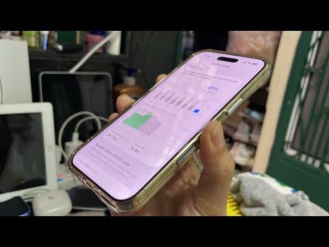 Battery usage on iPhone Air iOS 26.5.1