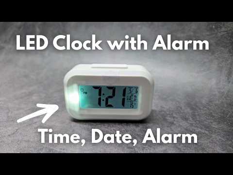 How to Set Mini Digital Clock with Alarm - Full Guide!