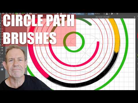 KRITA Create Dynamic Circular Brush Designs