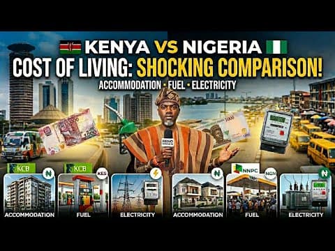 I Travelled From Nigeria To Kenya To Compare The Cost Of Fuel, Electricity, And Rent.