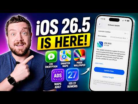 Apple JUST Released iOS 26.5! Here's What's NEW!