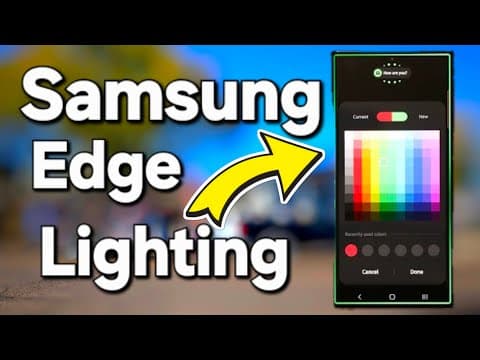 How To Turn Off Edge Lighting Notifications on Your Samsung Galaxy