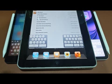 iIPadOS 27 meets iOS 9 on 1st iPad mini