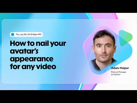 How to Customize Your AI Avatar's Look in HeyGen: Outfits, Backgrounds & Angles