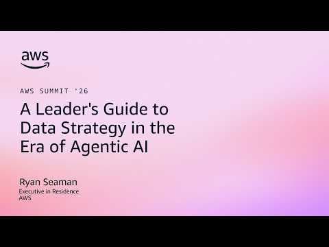 NYC Executive Forum 2026 - A Leader’s Guide to Data Strategy in the Era of Agentic AI