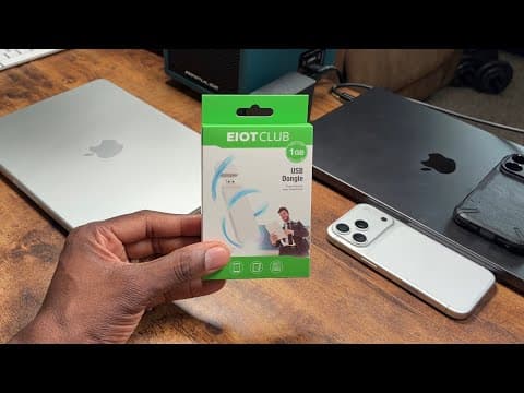 EIOTCLUB 4G LTE USB WiFi 6 Dongle - Portable Mobile Hotspot, 150Mbps