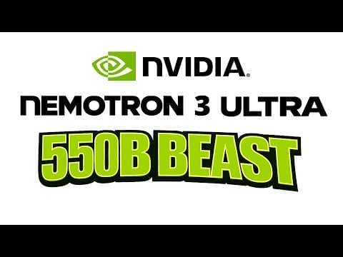 Nemotron 3 Ultra NVIDIA's Beast Model
