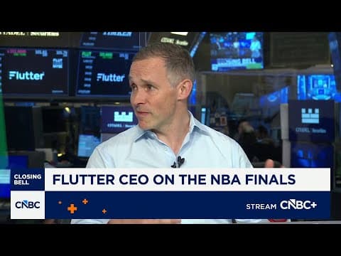 Flutter CEO on betting activity around the NBA Finals