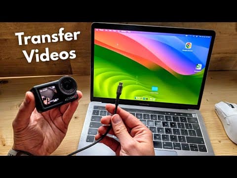 How to Transfer Videos to MacBook from DJI Osmo Action Camera 6, 5 Pro, 4, 3, 2 ,1