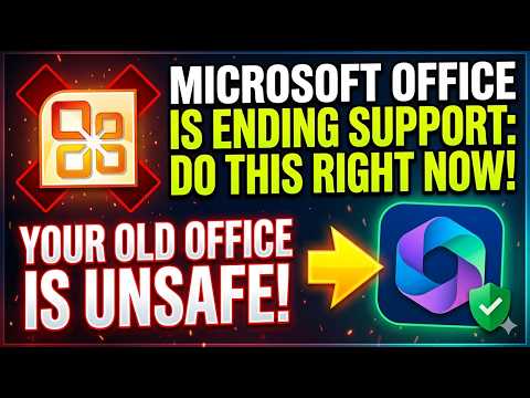 Microsoft Office Is Ending Support: Do This Right Now
