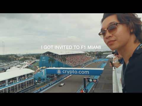 I got invited to F1 Miami and it was a movie