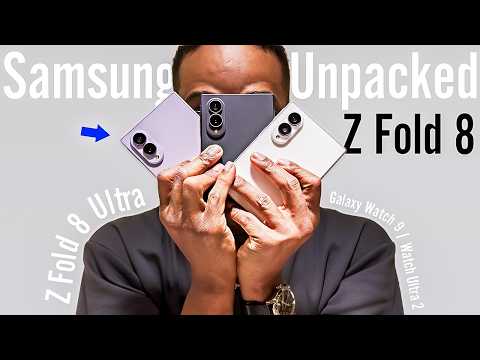 The Z Fold 8 is BETTER Than You Expected - Here's Why? and more from Samsung Unpacked