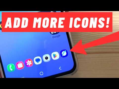 How to Add More Icons to Favorites on Samsung Galaxy