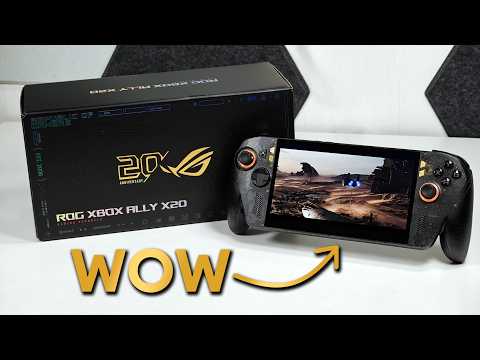 ROG Xbox Ally X20 unboxing and hardware overview