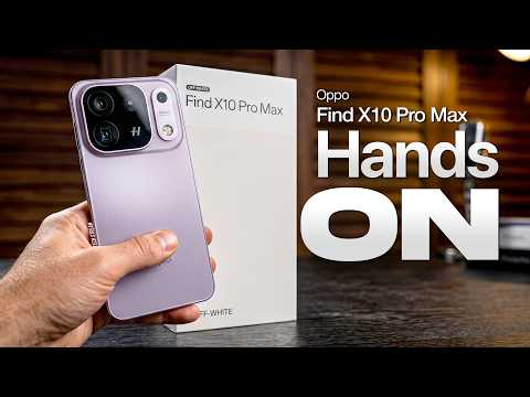 Oppo Find X10 Pro Max Hands-On: 8,000mAh Battery & 2nm Power
