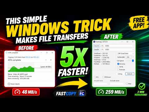 This Simple Windows Trick Makes File Transfers 5x Faster!