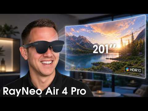 Ray Neo Air 4 Pro - Worlds First HDR10 AR Glasses!