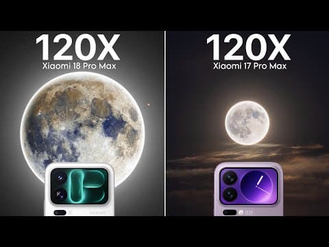Xiaomi 18 Pro Max VS Xiaomi 17 Pro Max Zoom Test Comparison