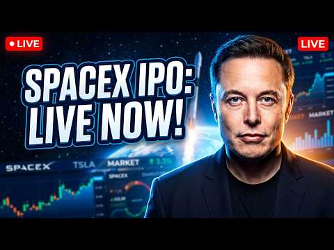 LIVE NOW: SPACEX IPO TRADING