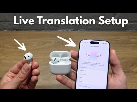 Live Translation on AirPods - How to Setup & Use on AirPods 5, 4 + Pro 3, Pro 2