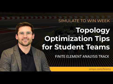 Topology Optimization Tips for Student Teams