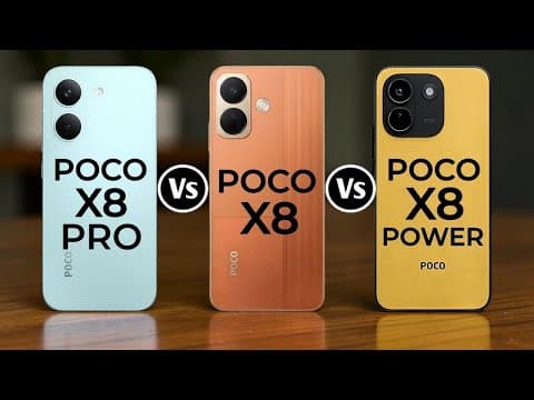 Poco X8 Pro Vs Poco X8 Vs Poco X8 Power