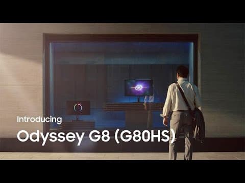 Introducing Odyssey G8(G80HS)|The world’s first 6K gaming monitor|Samsung