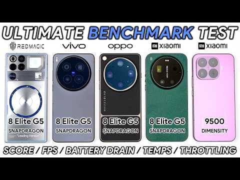 REDMAGIC 11S Pro vs Vivo X300 Ultra / OPPO Find X9 Ultra / Xiaomi 17 Ultra / 17T Pro Benchmark Test