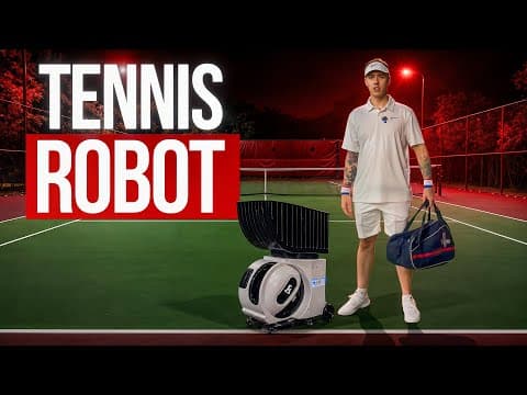 Trying Tennis For The First Time Vs AI - Pongbot Pace S Pro Review