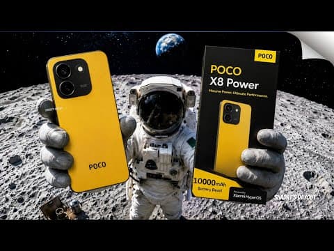 Poco X8 Power Official First Look - IT's finally HERE