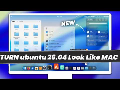 How Make Ubuntu 26.04 LTS Look EXACTLY Like macOS (NEW)