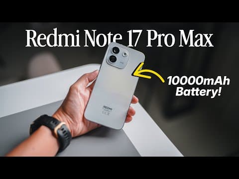 This 10,000mAh Phone is Built to Last YEARS! 🤯 | REDMI Note 17 Pro Max 🔥