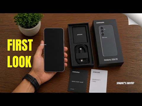 Samsung Galaxy S26 FE First Look, Features, Specs, Release Date