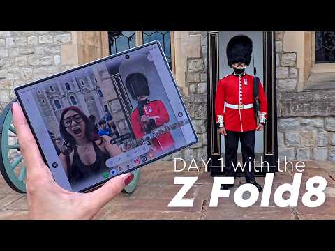 Day 1 with the Samsung Z Fold8: CAMERA VLOG TEST!