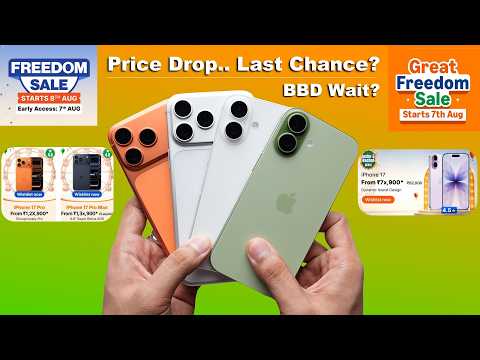 iPhones Biggest Price Drop?😍🔥Flipkart & Amazon Independence Day Sale 2026