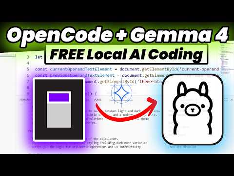 OpenCode + Gemma 4 26B = FREE Unlimited AI Coding 👨💻🚀