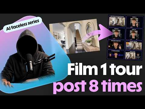 How to Turn One Listing Walkthrough Into 8 Pieces of Content | AI Faceless Series EP. 5