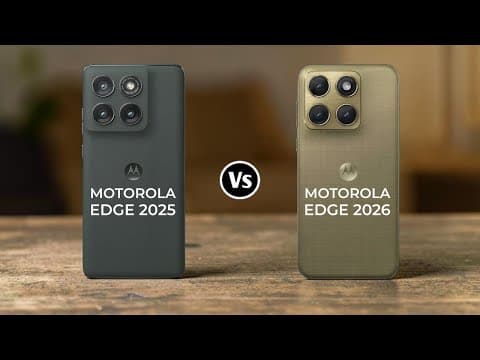 Motorola Edge 2025 Vs Motorola Edge 2026