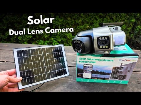 Manual & Instructions - Outdoor Smart Solar Camera - V380 Pro PTZ CCTV Security Dual Lens Camera