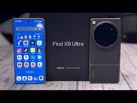 Oppo Find X9 Ultra Global Edition - Unboxing and First Impressions
